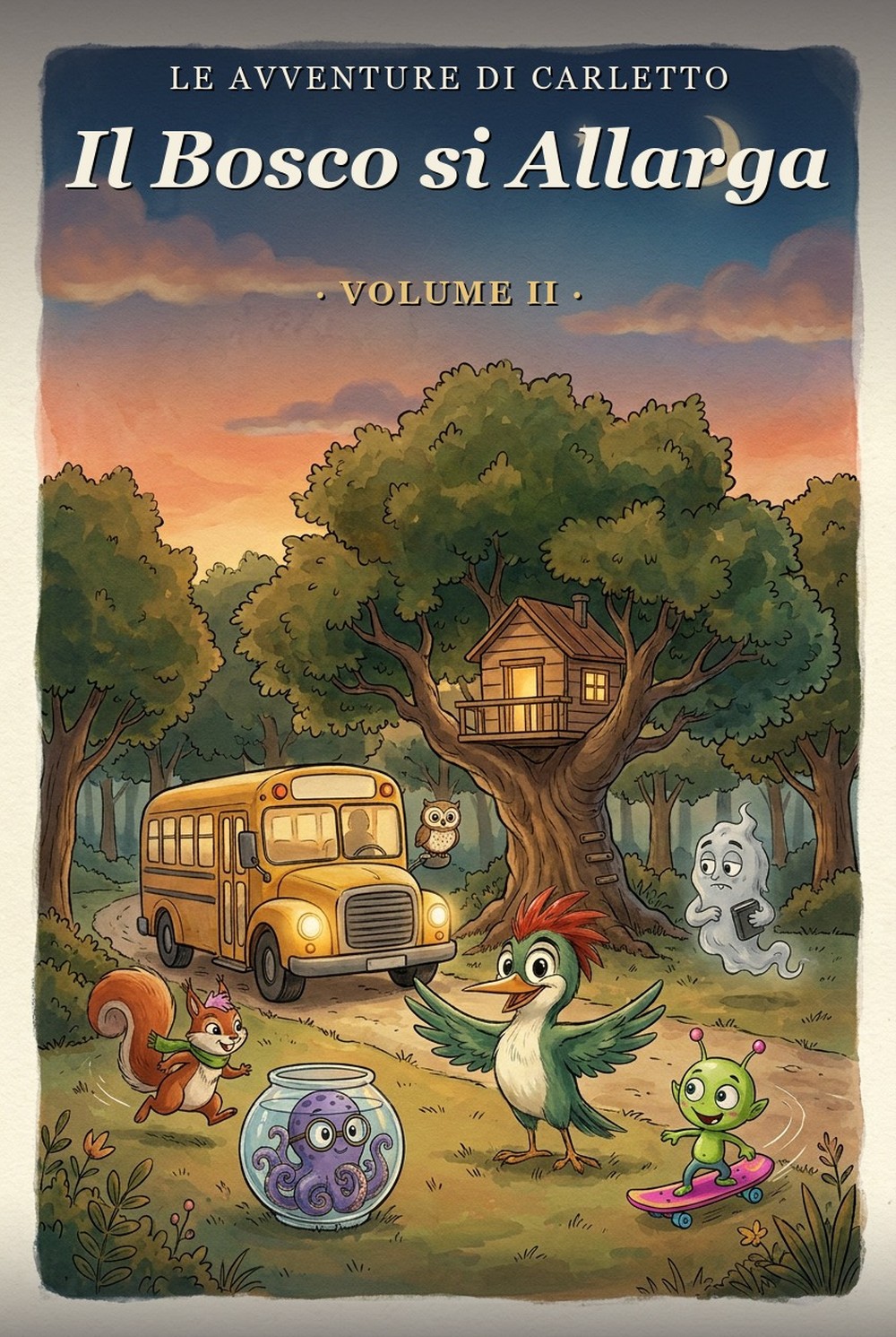 Copertina di Le Avventure di Carletto — Volume 2 — Il Bosco si Allarga