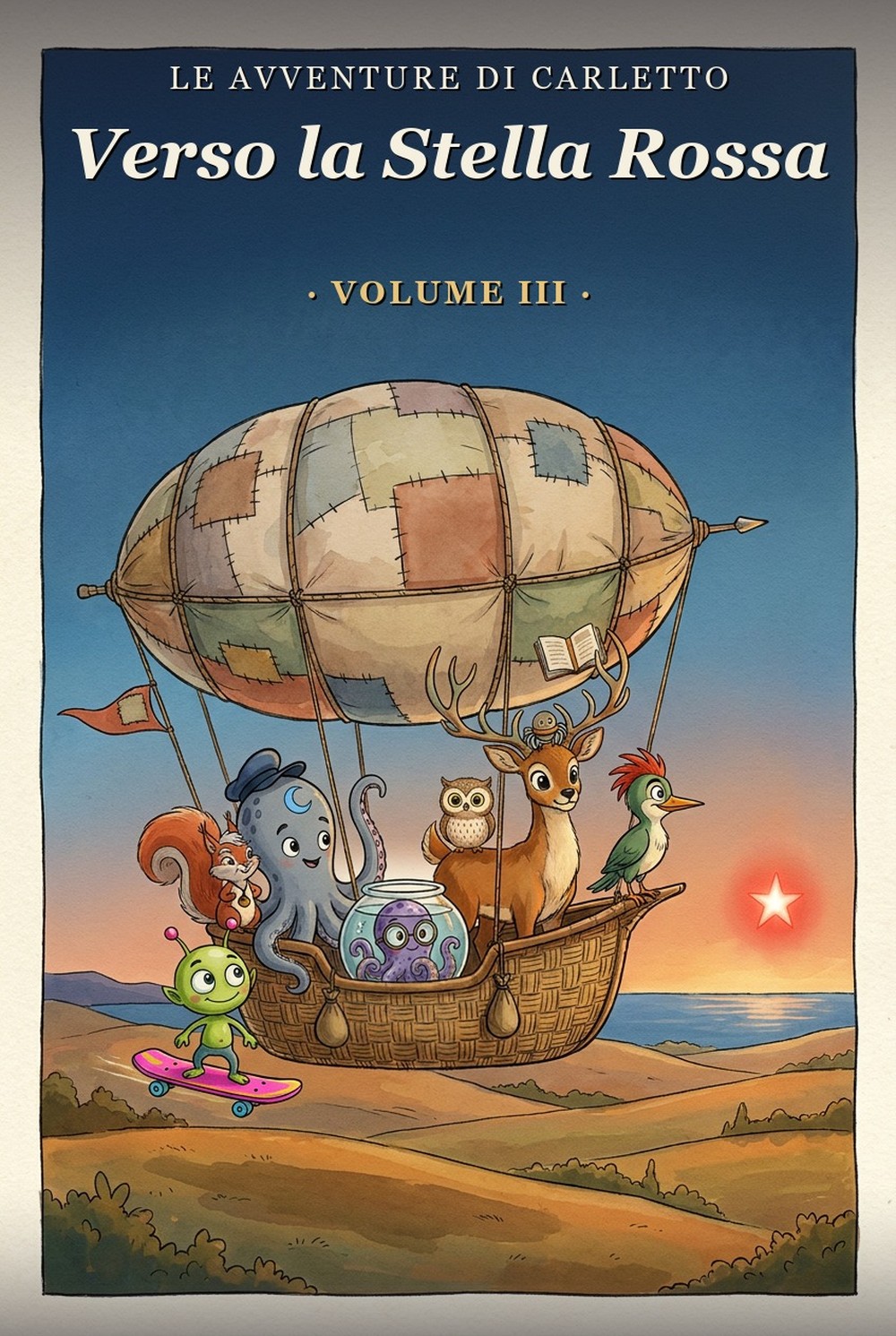 Copertina di Le Avventure di Carletto — Volume 3 — Verso la Stella Rossa